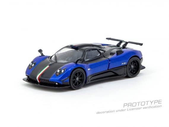 Tarmac Works 1/64 GLOBAL64 Pagani Zonda Cinque Blu Francia T64G-TL021-BL