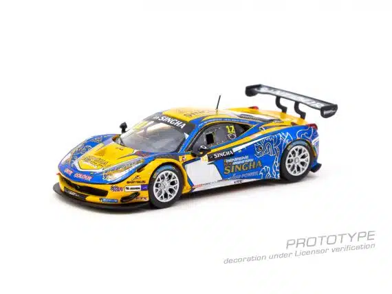 Tarmac Works 1/64 HOBBY64 Ferrari 458 Italia GT3 GT Asia 2016 C.Van Dam / P.Bhirombhakdi T64-074-16GTA12