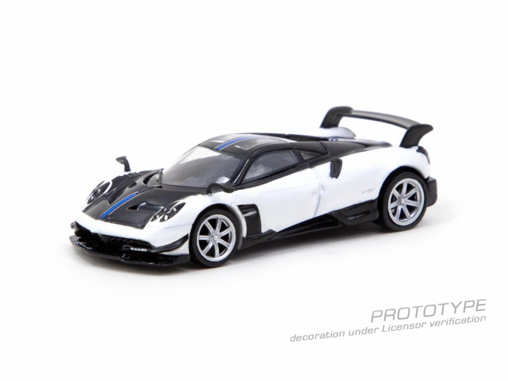 Tarmac Works 1/64 GLOBAL64 Pagani Huayra BC Bianco Benny T64G-TL014-WH