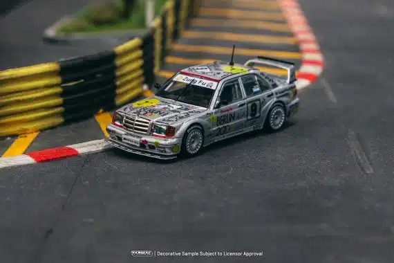 Tarmac Works 1/64 HOBBY64 Mercedes-Benz 190 E 2.5-16 Evolution II Macau Guia Race 1992 K.Ludwig T64-024-92MGP09