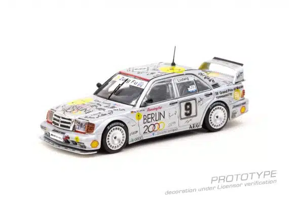 Tarmac Works 1/64 HOBBY64 Mercedes-Benz 190 E 2.5-16 Evolution II Macau Guia Race 1992 K.Ludwig T64-024-92MGP09