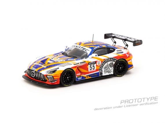 Tarmac Works 1/64 HOBBY64 Mercedes-AMG GT3 24 Hours of SPA 2022 GruppeM Racing M. Engel / M. Buhk/ M. Grenier T64-062-22SPA55