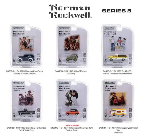 Greenlight 1/64 Norman Rockwell Series 5 - 1939 Chevrolet Panel Truck 54080-A