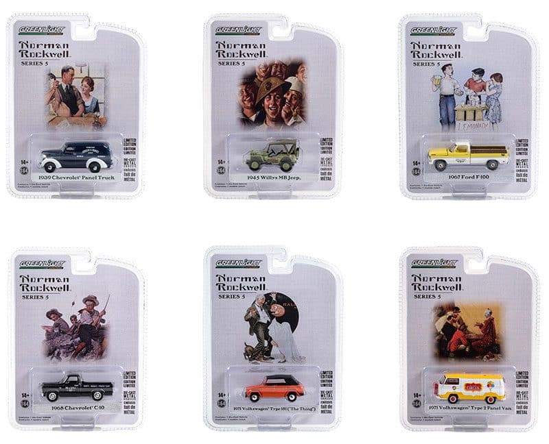 Greenlight 1/64 Norman Rockwell Series 5 - 1971 Volkswagen Type 181(The Thing) 54080-E