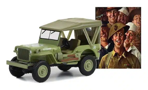 Greenlight 1/64 Norman Rockwell Series 5 - 1945 Willys MB Jeep 54080-B