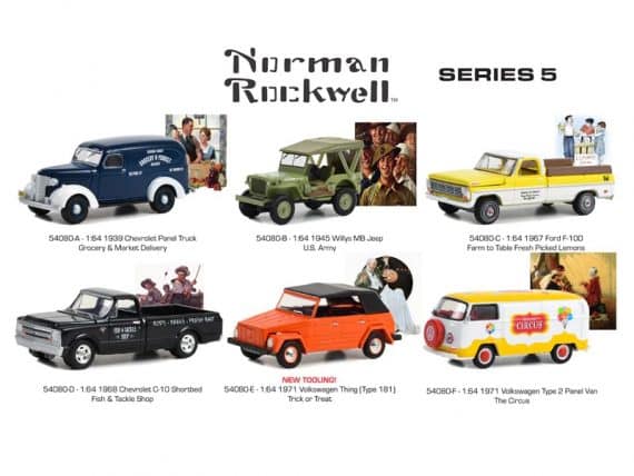 Greenlight 1/64 Norman Rockwell Series 5 - 1971 Volkswagen Type 2 Panel Van 54080-F