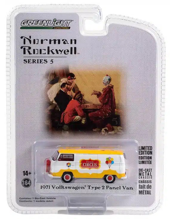 Greenlight 1/64 Norman Rockwell Series 5 - 1971 Volkswagen Type 2 Panel Van 54080-F