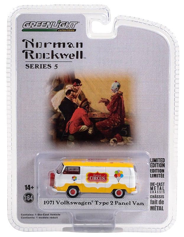 Greenlight 1/64 Norman Rockwell Series 5 - 1971 Volkswagen Type 2 Panel Van 54080-F
