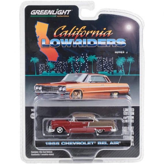 Greenlight 1/64 California Lowriders Series 3 - 1955 Chevrolet Bel Air 63040