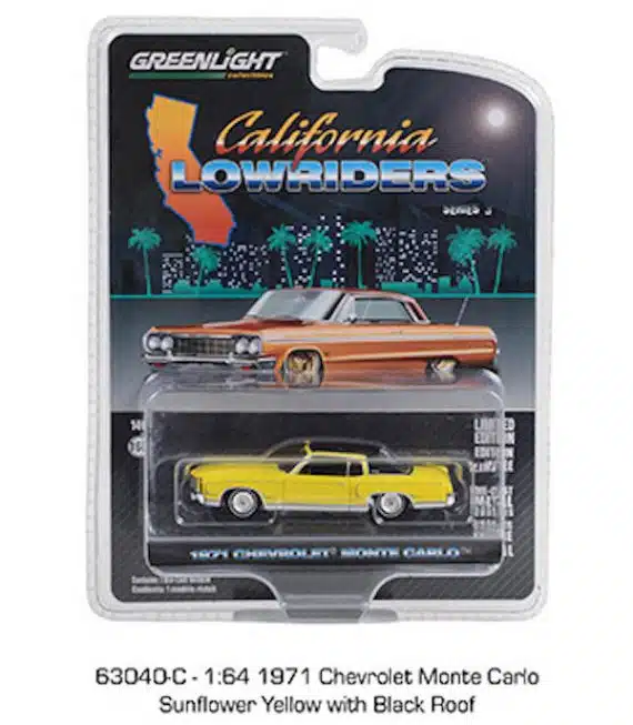 Greenlight 1/64 California Lowriders Series 3 - 1971 Chevrolet Monte Carlo 63040
