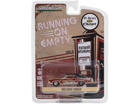 Greenlight 1/64 Running On Empty Series 16 - Mr.Norm's Mini Charger 1968 Dodge Charger 41160-B