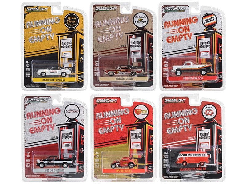 Greenlight 1/64 Running On Empty Series 16 - Flowtech 1990 GMC S-15 Sierra 41160-D