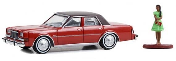 Greenlight 1/64 The Hobby Shop Series 15 - 1983 Dodge Diplomat with Woman in Dress 97150-C
