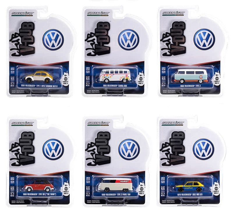 Greenlight 1/64 Club V-DUB Series 17 - 1950 Volkswagen Type 1 Split Window Beetle 36080-A