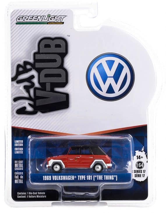 Greenlight 1/64 Club V-DUB Series 17 - 1969 Volkswagen Type 181 (The Thing) 36080-D