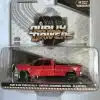 Greenlight 1/64 Dually Drivers Series 9 2021 RAM 3500 Dually - Limited Longhorn Edition - Flame Red Chase Car (ล้อเขียว) 46090-E