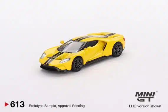 MINI GT No.613 Ford GT Triple Yellow LHD MGT00613