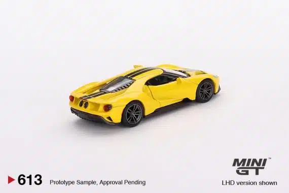 MINI GT No.613 Ford GT Triple Yellow LHD MGT00613