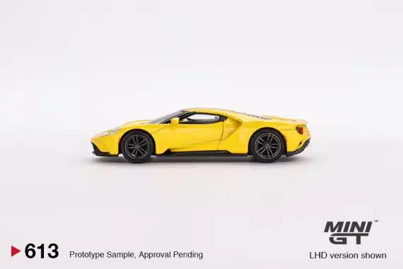 MINI GT No.613 Ford GT Triple Yellow LHD MGT00613