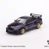 MINI GT No.616 Nissan Skyline GT-R (R34) Tommykaira R-z Midnight Purple MGT00616