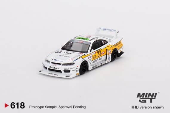 MINI GT No.618 Nissan LB-Super Silhouette S15 SILVIA #23 2022 Goodwood Festival of Speed MGT00618