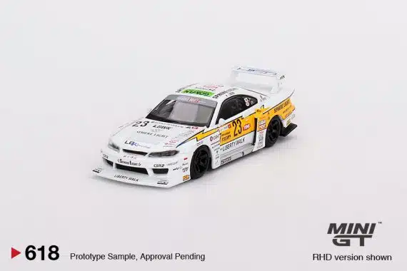 MINI GT No.618 Nissan LB-Super Silhouette S15 SILVIA #23 2022 Goodwood Festival of Speed MGT00618