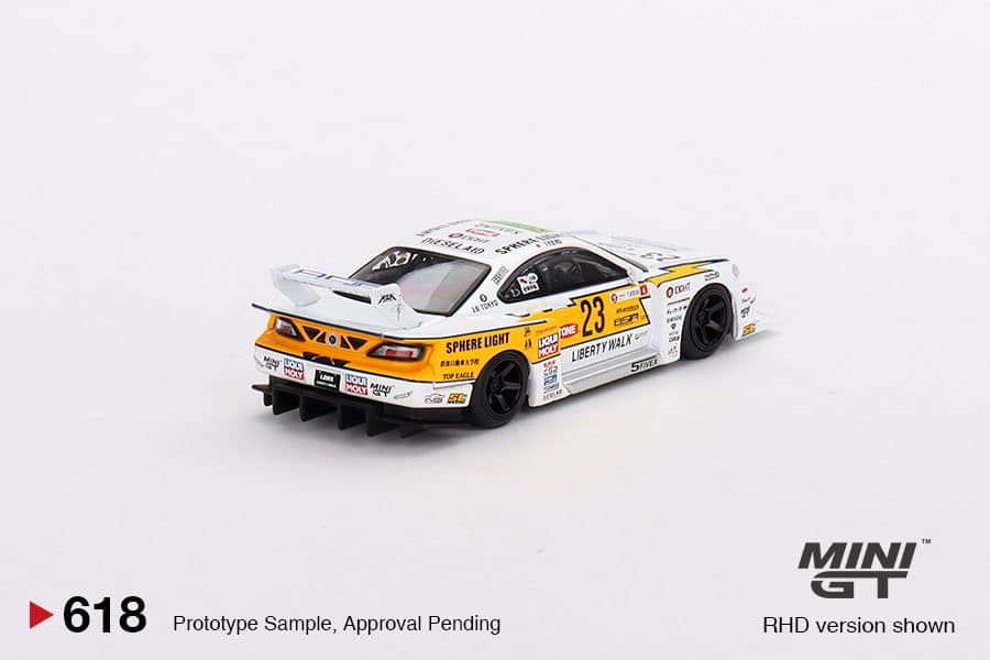 MINI GT No.618 Nissan LB-Super Silhouette S15 SILVIA #23 2022 Goodwood Festival of Speed MGT00618