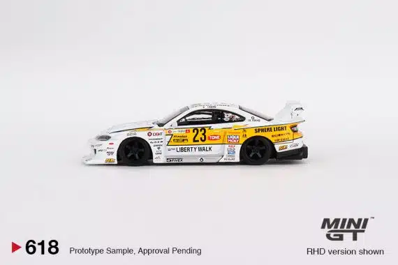 MINI GT No.618 Nissan LB-Super Silhouette S15 SILVIA #23 2022 Goodwood Festival of Speed MGT00618
