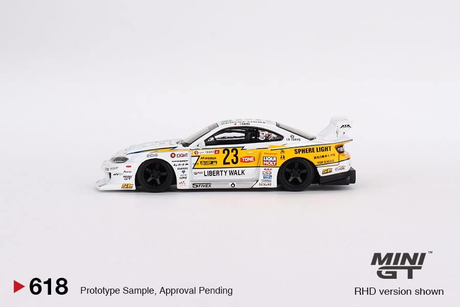 MINI GT No.618 Nissan LB-Super Silhouette S15 SILVIA #23 2022 Goodwood Festival of Speed MGT00618