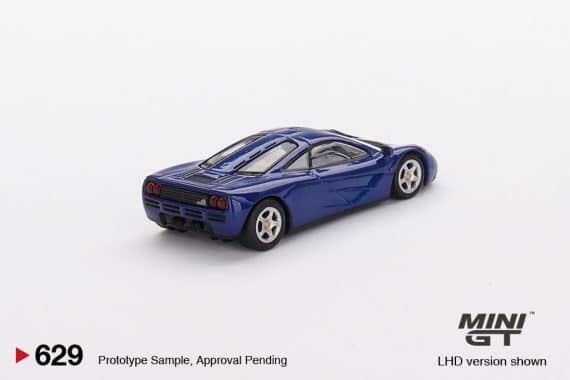 MINI GT No.629 McLaren F1 Cobalt Blue LHD MGT00629