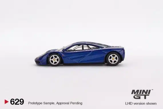 MINI GT No.629 McLaren F1 Cobalt Blue LHD MGT00629