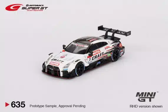 MINI GT No.635 Nissan GT-R Nismo GT500 #3 NDDP Racing with B-Max 2021 SUPER GT SERIES- Japan Exclusive MGT00635