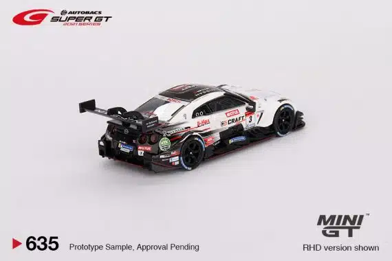 MINI GT No.635 Nissan GT-R Nismo GT500 #3 NDDP Racing with B-Max 2021 SUPER GT SERIES- Japan Exclusive MGT00635