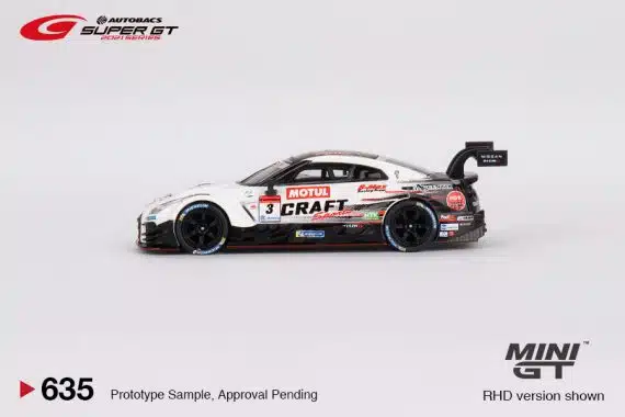 MINI GT No.635 Nissan GT-R Nismo GT500 #3 NDDP Racing with B-Max 2021 SUPER GT SERIES- Japan Exclusive MGT00635