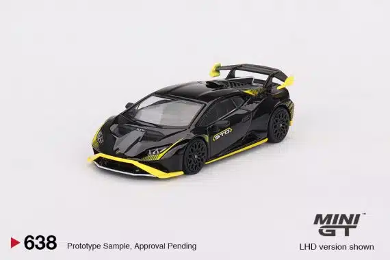 MINI GT No.638 Lamborghini Huracán STO Nero Noctis MGT00638