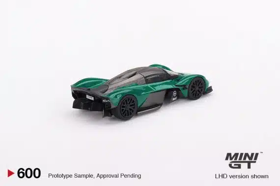MINI GT No.600 Aston Martin Valkyrie Aston Martin Racing Green LHD MGT00600