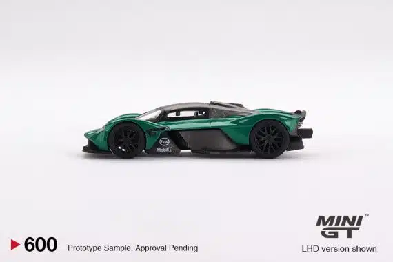 MINI GT No.600 Aston Martin Valkyrie Aston Martin Racing Green LHD MGT00600