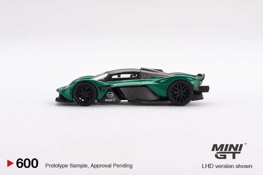 MINI GT No.600 Aston Martin Valkyrie Aston Martin Racing Green LHD MGT00600