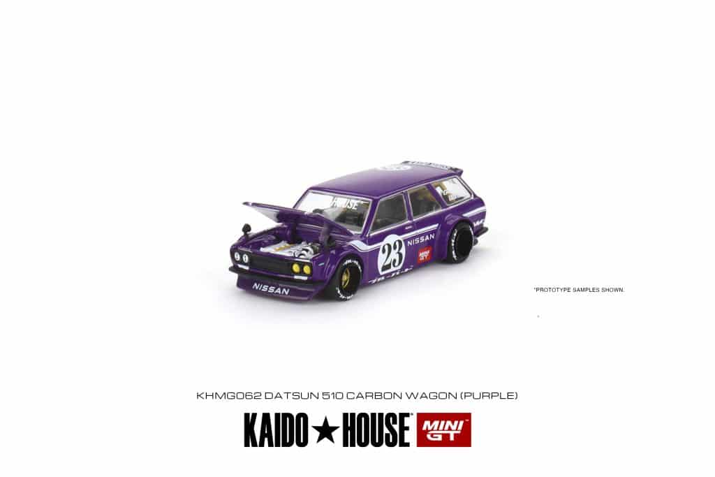 MINI GT Kaidohouse x MINI GT No.062 Datsun KAIDO 510 Wagon CARBON FIBER V1 KHMG062