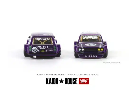 MINI GT Kaidohouse x MINI GT No.062 Datsun KAIDO 510 Wagon CARBON FIBER V1 KHMG062