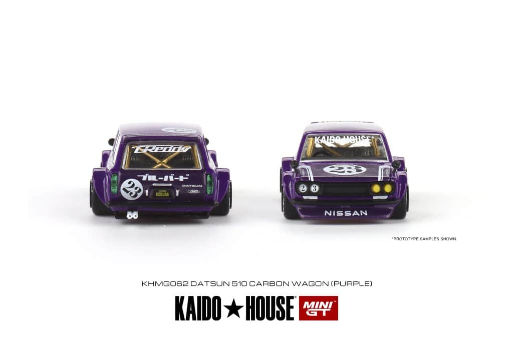 MINI GT Kaidohouse x MINI GT No.062 Datsun KAIDO 510 Wagon CARBON FIBER V1 KHMG062