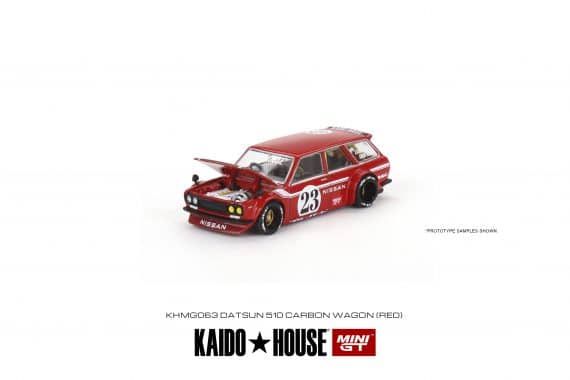 MINI GT Kaidohouse x MINI GT No.063 Datsun KAIDO 510 Wagon CARBON FIBER V2 KHMG063