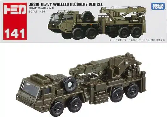 Takara Tomy Tomica Long Type No.141 Self-Defense Force Heavy Duty Wheel Recovery Vehicle