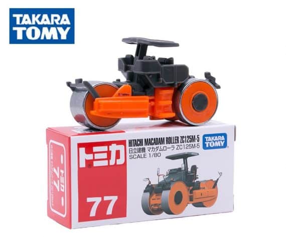 Takara Tomy Tomica No.77 Hitachi Macadam Roller ZC125M-5