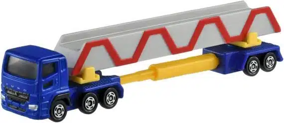 Takara Tomy Tomica Long Type No.140 Mitsubishi Fuso Super Great Pole Trailer