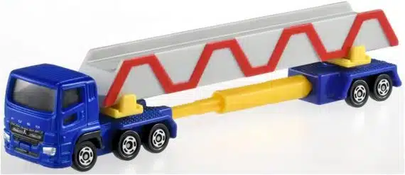 Takara Tomy Tomica Long Type No.140 Mitsubishi Fuso Super Great Pole Trailer
