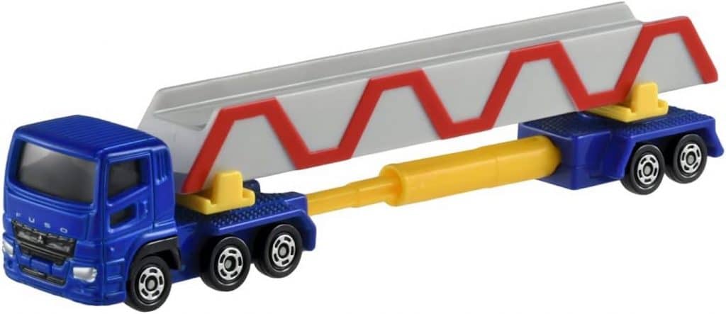 Takara Tomy Tomica Long Type No.140 Mitsubishi Fuso Super Great Pole Trailer
