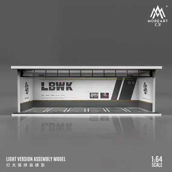 MOREART 1/64 LBWK Parking Garage Diorama with LED lights