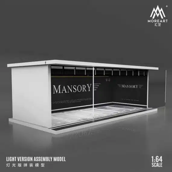 MOREART 1/64 Mansory Parking Garage Diorama with LED lights