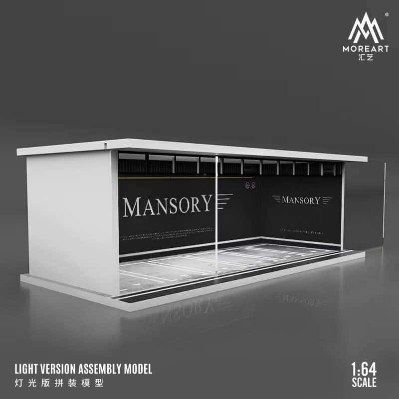 MOREART 1/64 Mansory Parking Garage Diorama with LED lights